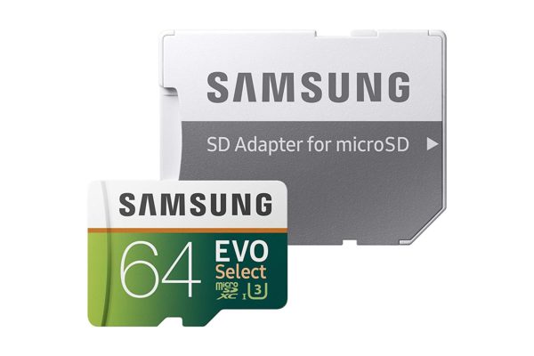 Samsung 64GB 100MB/s (U3) MicroSD EVO Select Memory Card with Adapter