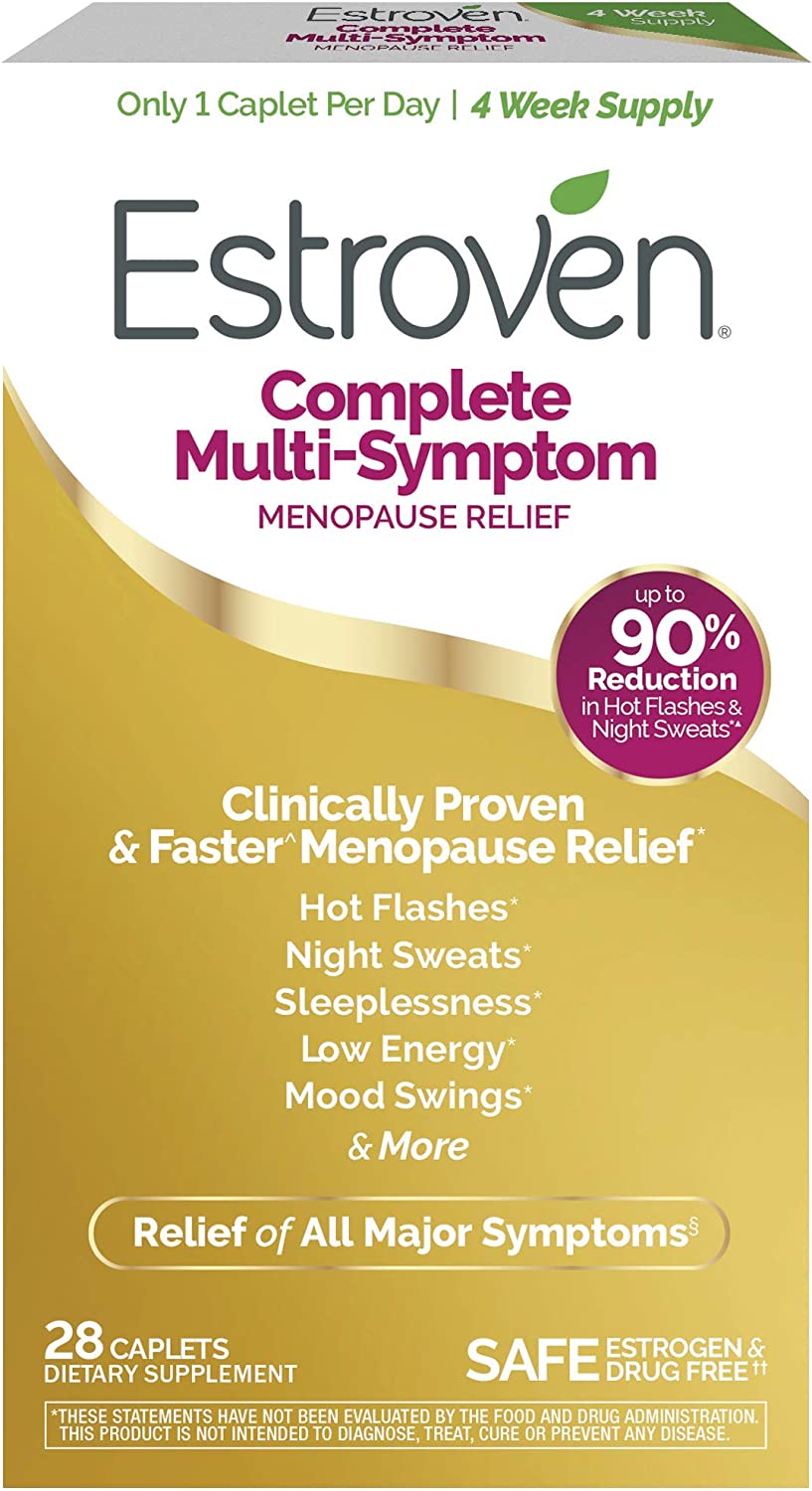 Estroven Complete Multi-Symptom Menopause Relief, Safe, Effective and Drug Free